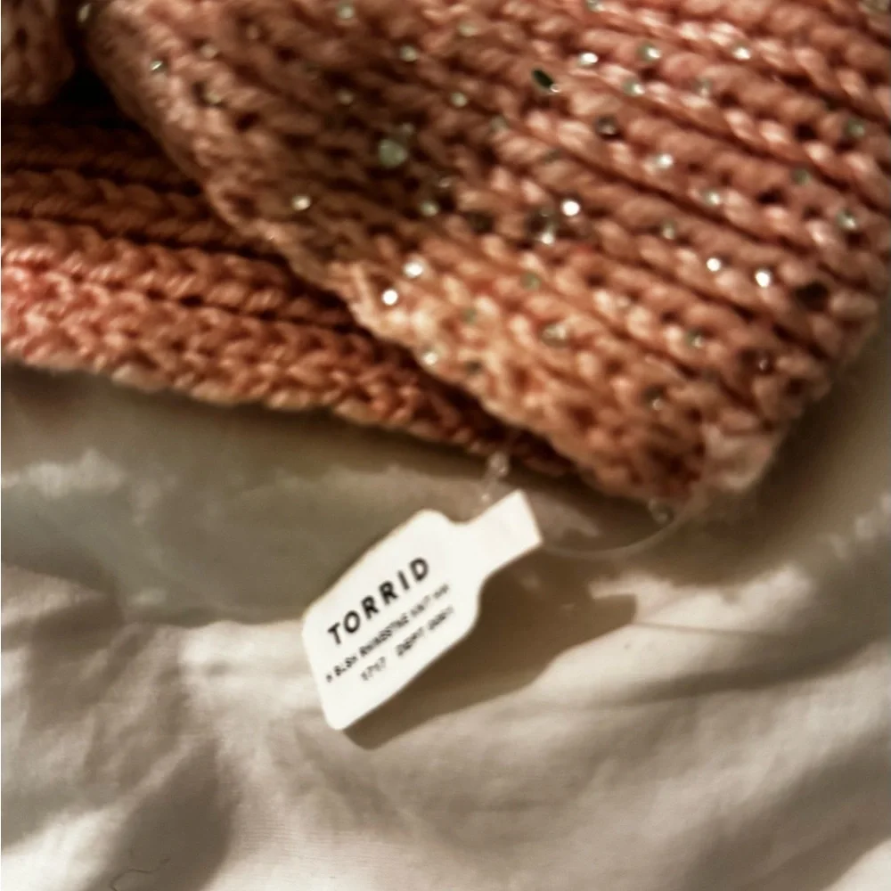 Torrid Blush Sequin Knit Headband